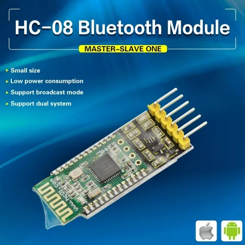 iOS 및 Android와 호환되는 Arduino용 Keyestudio HC-08 Bluetooth 마스터 슬레이브 모듈 트랜시버